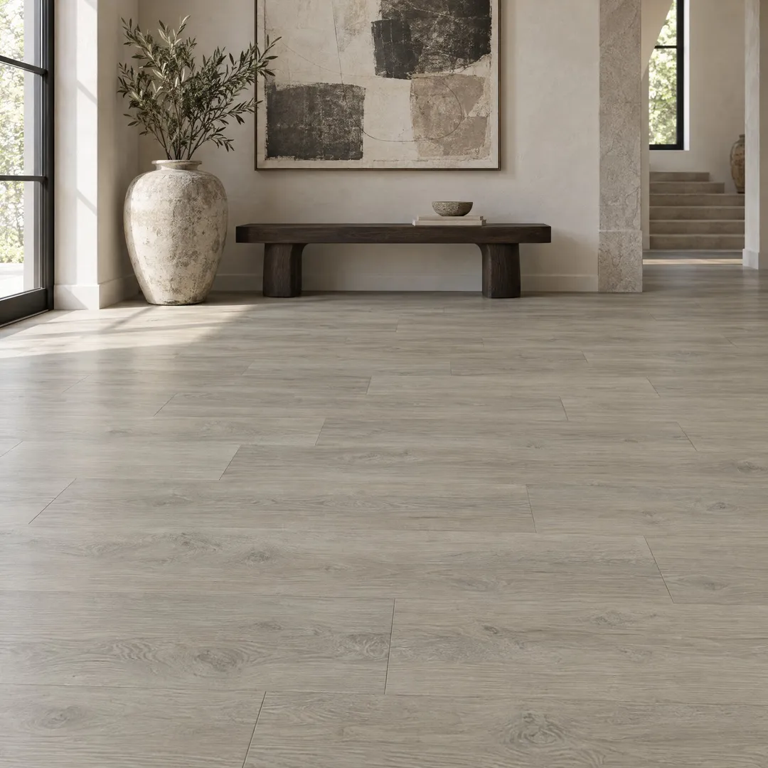 Lifeproof Turkoman Oak 22 MIL x 8.7 in. W x 48 in. L Waterproof Click Lock Luxury Vinyl Plank Flooring (561.7 sqft/pallet), in a room, photo 2 of 2