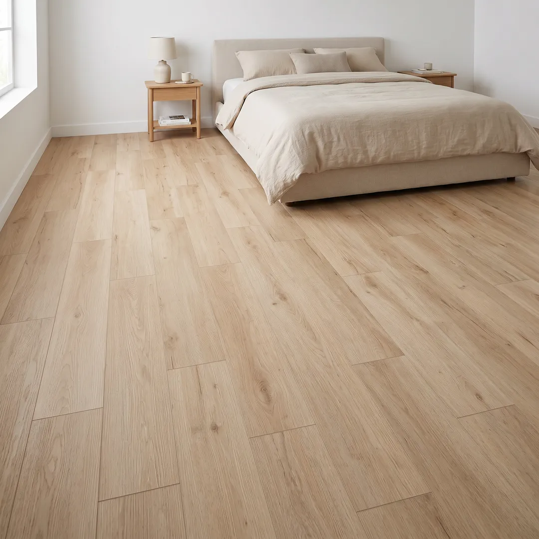 Lifeproof Vesinet Oak 22 mil x 8.7 in. W x 48 in. L Click Lock Waterproof Luxury Vinyl Plank Flooring (20.1 sq. ft./case), in a room, photo 2 of 2