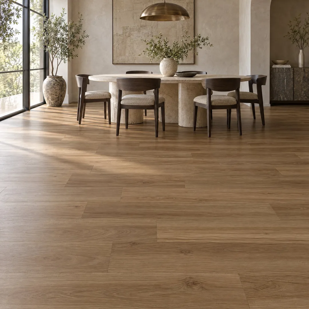 Lifeproof Wheat Cove Oak 22 MIL x 8.7 in. W x 48 in. L Waterproof Click Lock Luxury Vinyl Plank Flooring (561.7 sq. ft./Pallet), in a room, photo 2 of 2