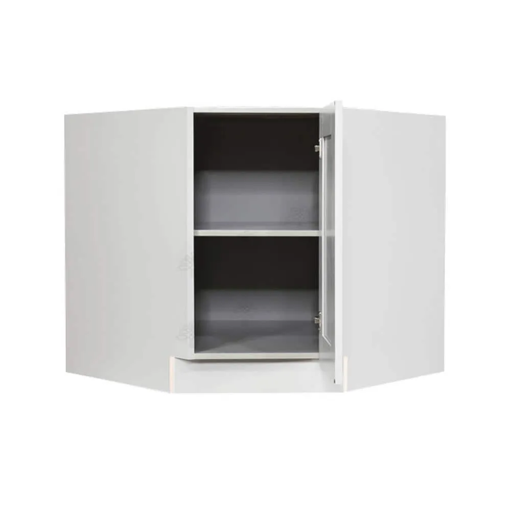 LIFEART CABINETRY Anchester Assembled 36x34.5x24 in. Base Diagonal Cabinet in Light Gray, photo 3 of 9