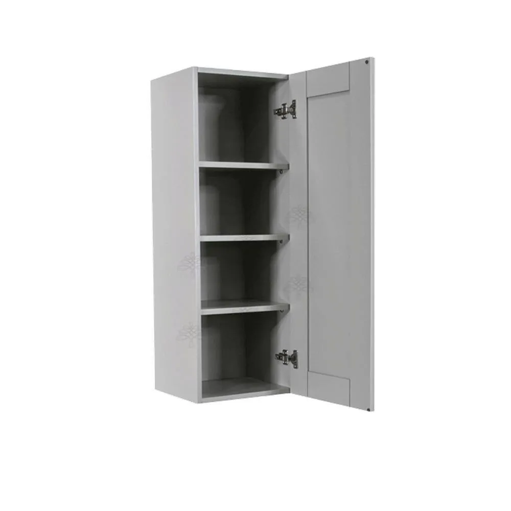 LIFEART CABINETRY Anchester Assembled 21x42x12 in. Wall Cabinet with 1 Door 3 Shelves in Light Gray, photo 3 of 6