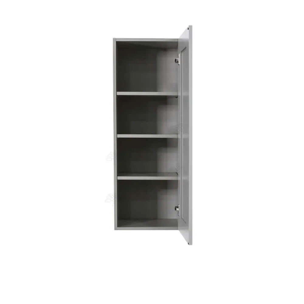 LIFEART CABINETRY Anchester Assembled 21x42x12 in. Wall Cabinet with 1 Door 3 Shelves in Light Gray, photo 2 of 6