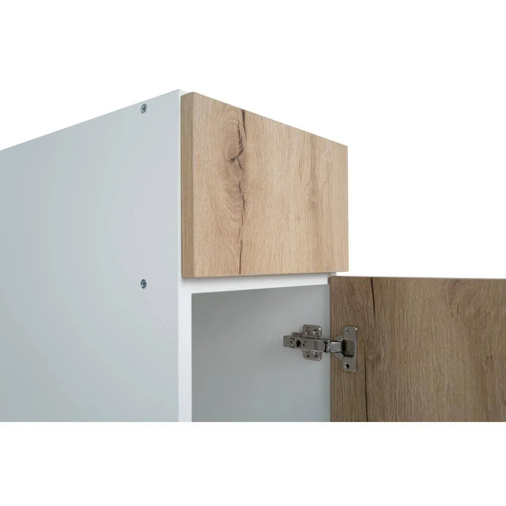 Cambridge Radiance 15 in. W x 24 in. D x 34.50 in. H Ready to Assemble Slab Base Kitchen Cabinet in Light Oak, photo 10 of 10