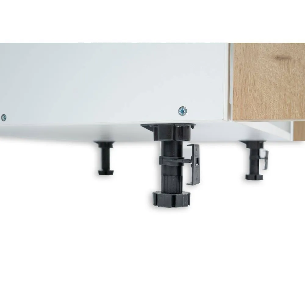 Cambridge Radiance 27 in. W x 24 in. D x 34.50 in. H Ready to Assemble Slab Base Kitchen Cabinet in Light Oak, photo 10 of 10