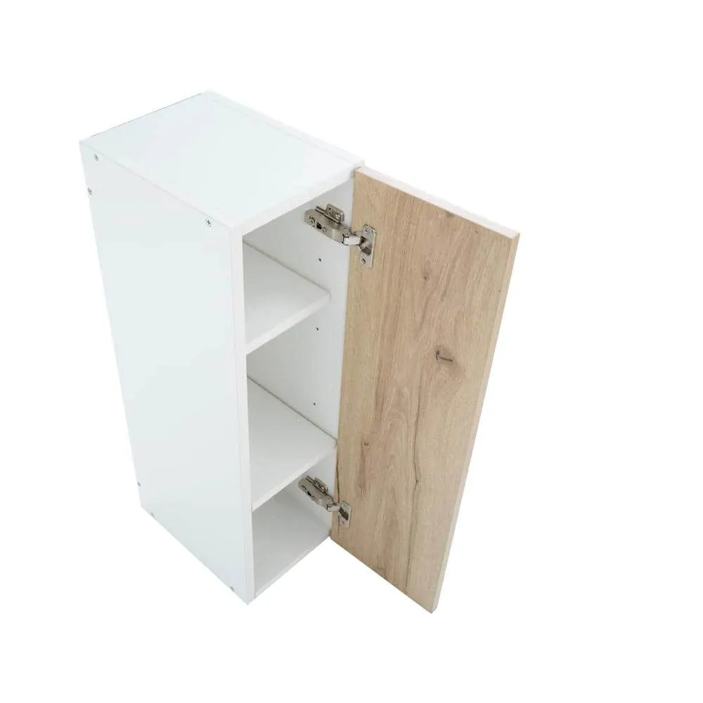 Cambridge Radiance 21 in. W x 12 in. D x 30 in. H Ready to Assemble Slab Wall Kitchen Cabinet in Light Oak, photo 10 of 11