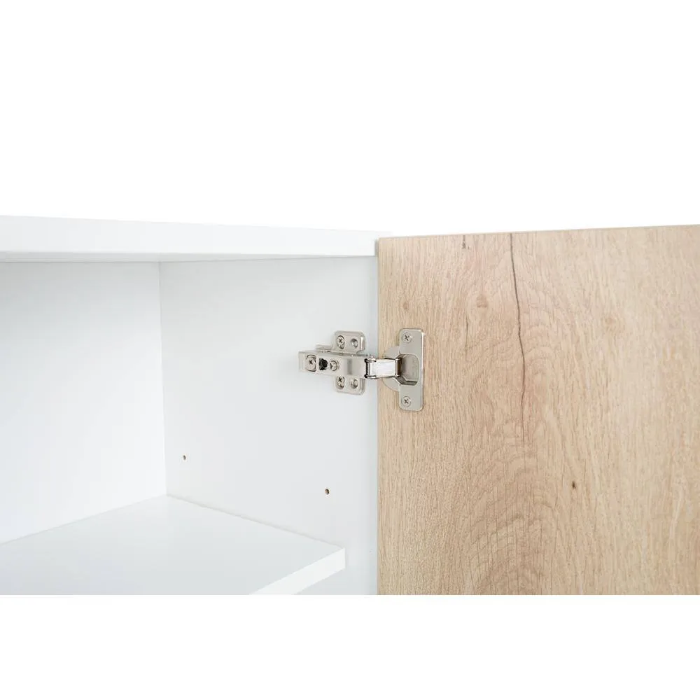 Cambridge Radiance 21 in. W x 12 in. D x 36 in. H Ready to Assemble Slab Wall Kitchen Cabinet in Light Oak, photo 9 of 9
