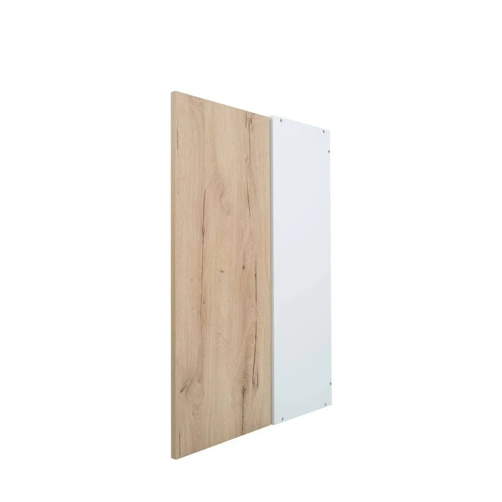 Cambridge Radiance 21 in. W x 12 in. D x 36 in. H Ready to Assemble Slab Wall Kitchen Cabinet in Light Oak, photo 7 of 9