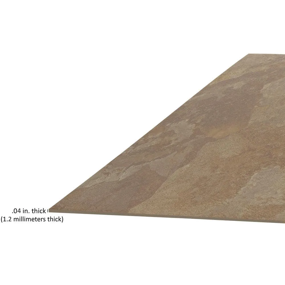 ACHIM Nexus Light Slate 12 in. x 12 in. Peel and Stick Marble Vinyl Tile (20 sq. ft./case), photo 3 of 8
