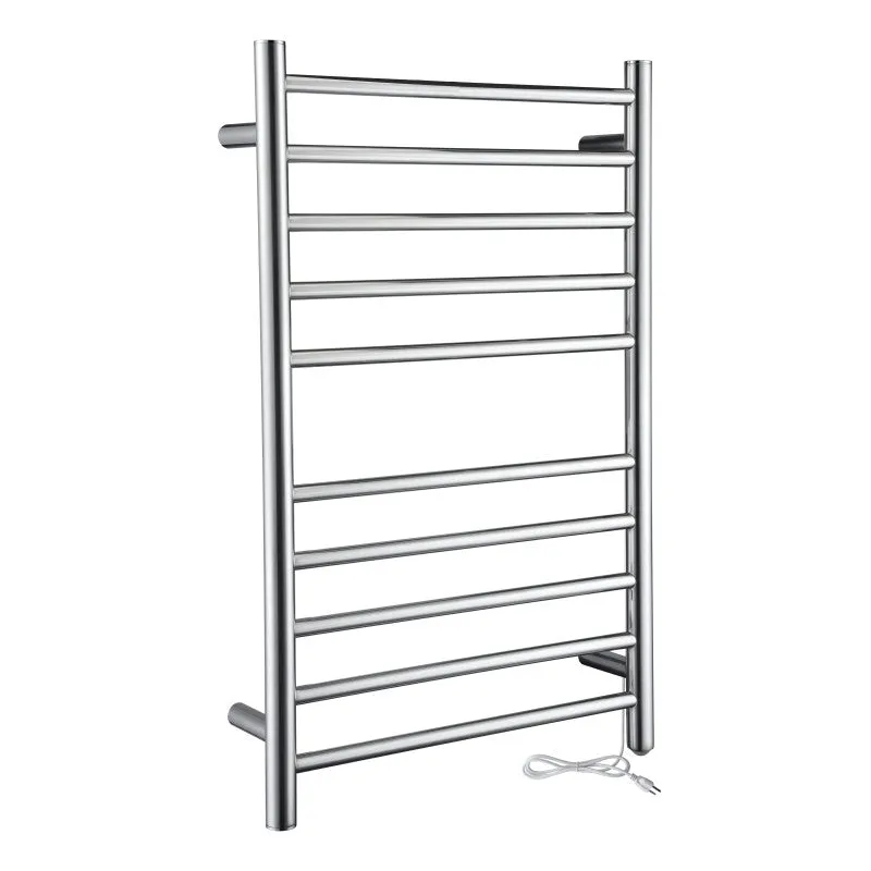 ANZZI Bali Series 10-Bar Stainless Steel Wall Mounted Electric Towel Warmer, Polished Chrome, 20 x 31.5 in, photo 5 of 11
