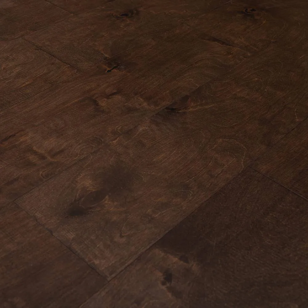 ASPEN FLOORING Lyon Birch 3/8 in. T x 6.5 in. W Tongue and Groove Distressed Engineered Hardwood Flooring (1177.2 sqft/pallet), photo 4 of 6