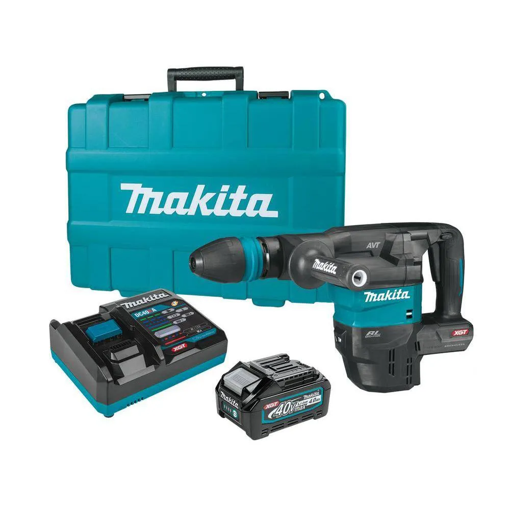 Makita 40V max XGT 19-1/2 in. Brushless Cordless 15 lbs. AVT Demolition Hammer Kit, AWS Capable (4.0 Ah), photo 14 of 15
