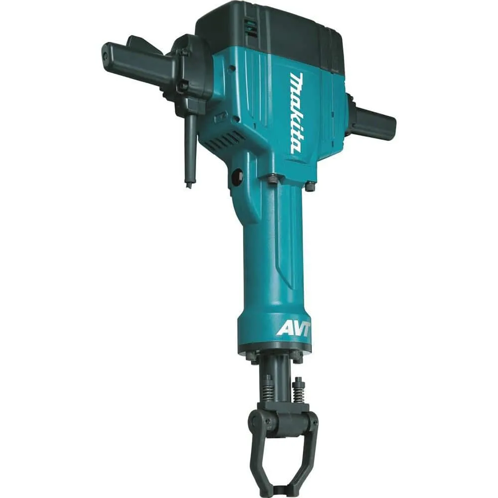 Makita 15 Amp 1-1/8 in. Hex Corded 70 lb. AVT Breaker Hammer with Anti-Vibration Technology, Cart and (4) Bits, photo 2 of 9