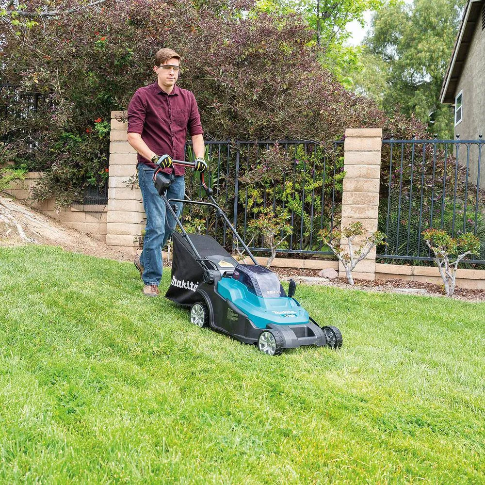 Makita 18V X2 (36V) LXT 17 in. Cordless Residential Lawn Mower Kit (5.0Ah) with bonus 18V LXT Floor Blower, Tool Only, photo 4 of 11