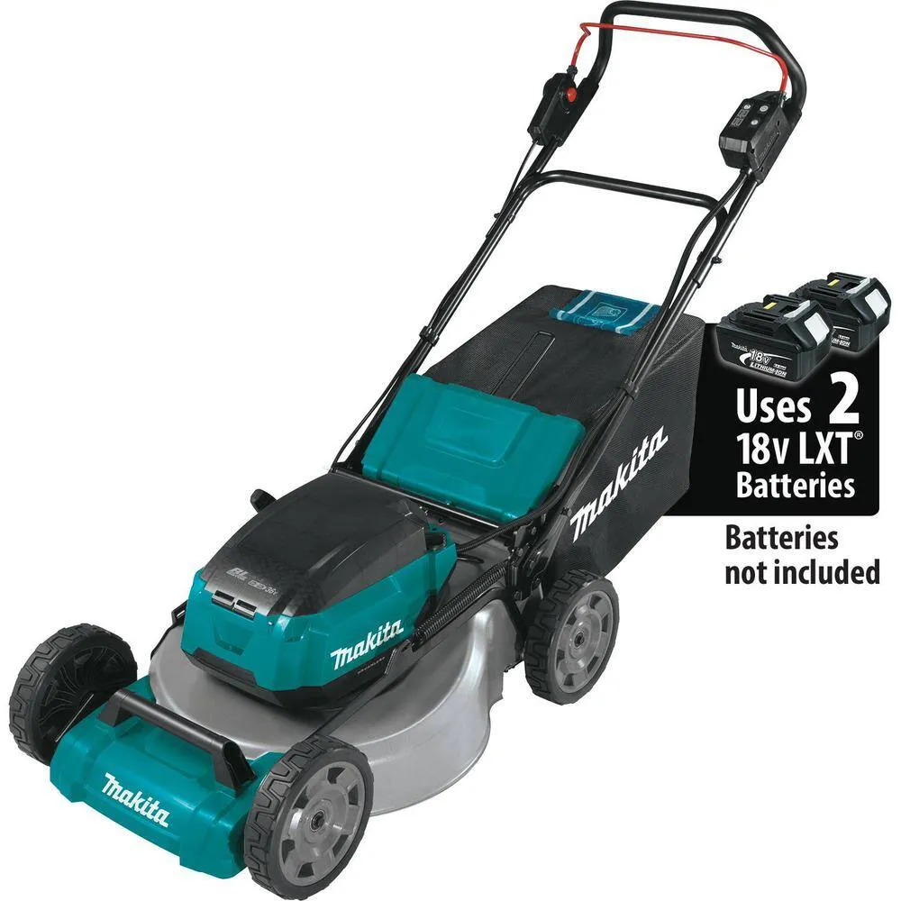 Makita 18V X2(36V) LXT Lithium-Ion Cordless 21 in. Walk Behind Lawn Mower Kit w/4 Batteries 5.0Ah with 18V Blower, Tool Only, photo 9 of 15