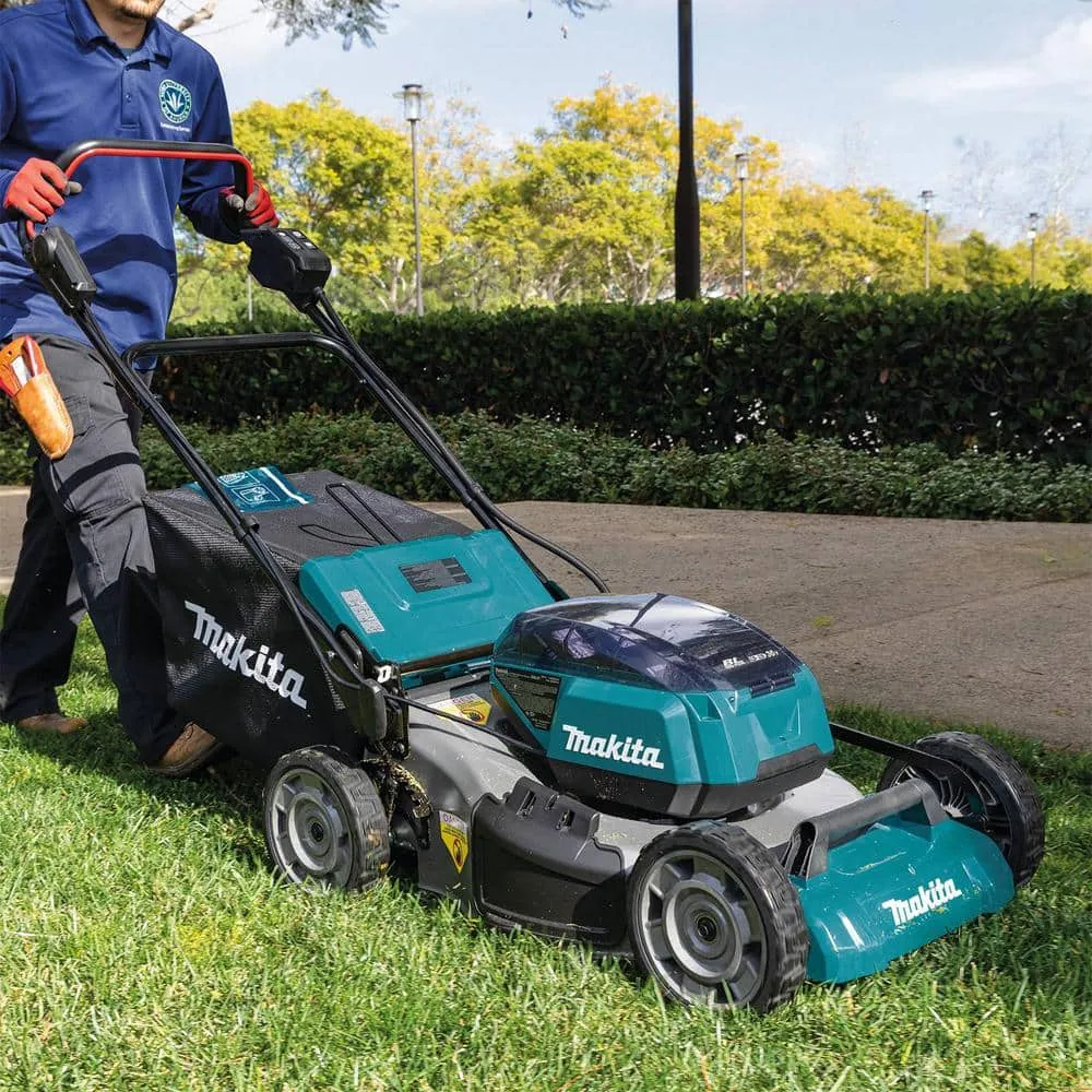 Makita 18V X2(36V) LXT Lithium-Ion Cordless 21 in. Walk Behind Lawn Mower Kit w/4 Batteries 5.0Ah with 18V Blower, Tool Only, photo 13 of 15
