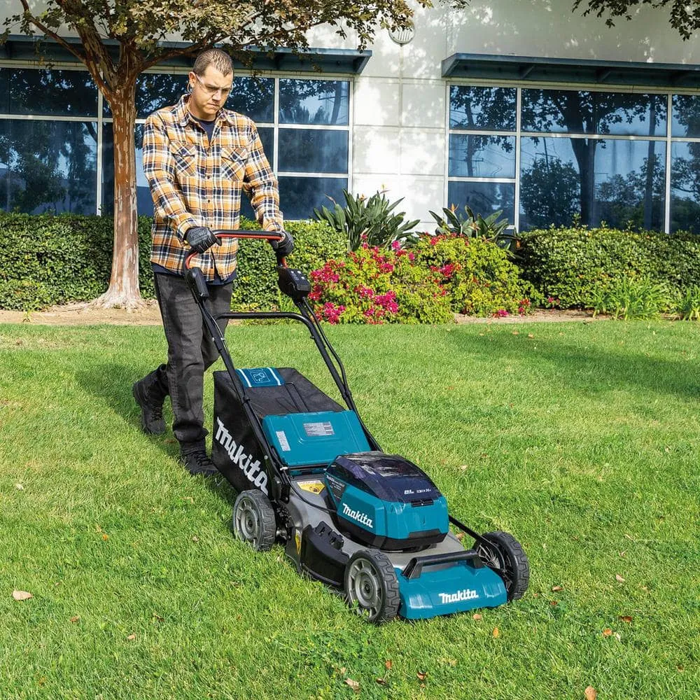 Makita 18V X2(36V) LXT Lithium-Ion Cordless 21 in. Walk Behind Lawn Mower Kit w/4 Batteries 5.0Ah with 18V Blower, Tool Only, photo 12 of 15