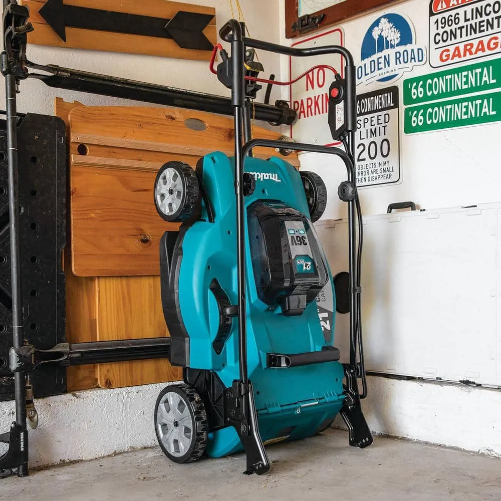 Makita 18V X2 (36V) LXT Lithium-Ion Cordless 21 in. Walk Behind Lawn Mower Kit w/4 batteries (5.0Ah), photo 10 of 12