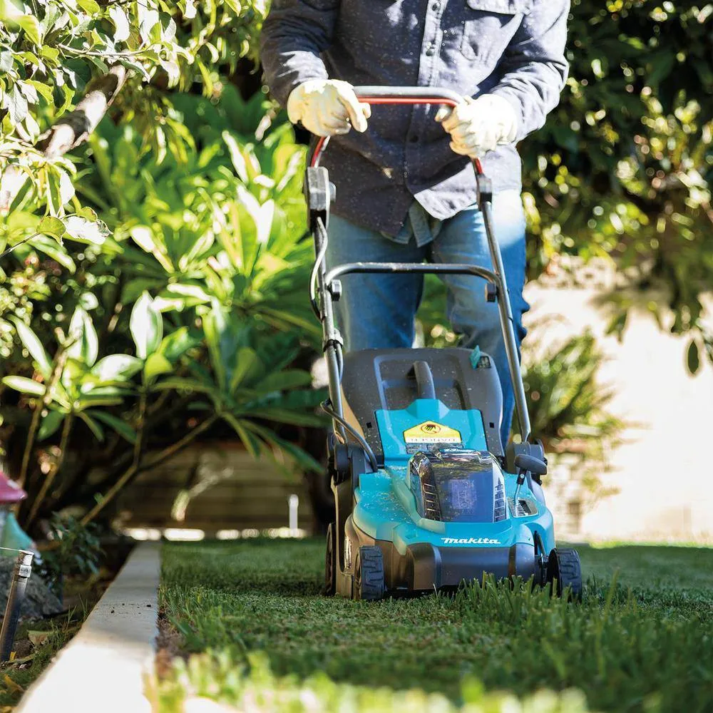 Makita 13 in. 18V LXT Lithium-Ion Cordless Walk Behind Push Lawn Mower Kit (4.0Ah), photo 10 of 10