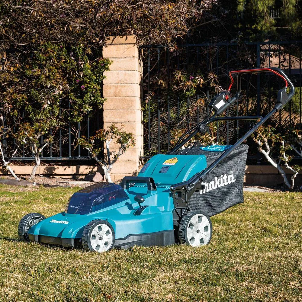 Makita 18V X2 (36V) LXT Lithium-Ion Cordless 19 in. Walk Behind Lawn Mower Kit w/4 batteries (4.0Ah), photo 11 of 13