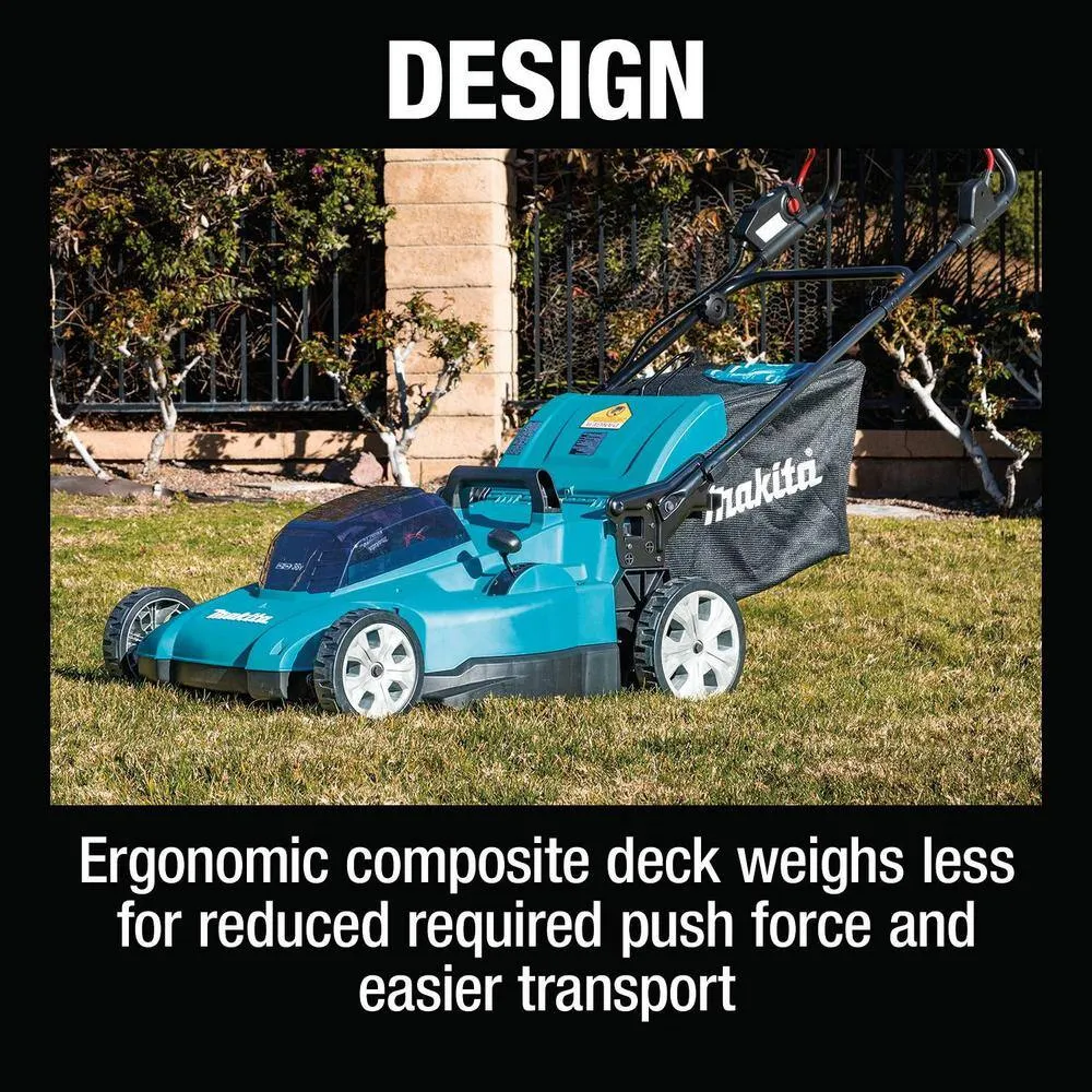 Makita 18V X2 (36V) LXT Lithium-Ion Cordless 19 in. Walk Behind Lawn Mower Kit w/4 batteries (4.0Ah), photo 7 of 13