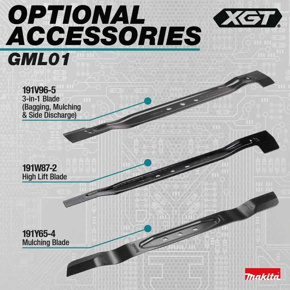 Makita 40V max XGT Brushless Cordless 21 in. Walk Behind Self-Propelled Commercial Lawn Mower Kit (4.0Ah), photo 9 of 14