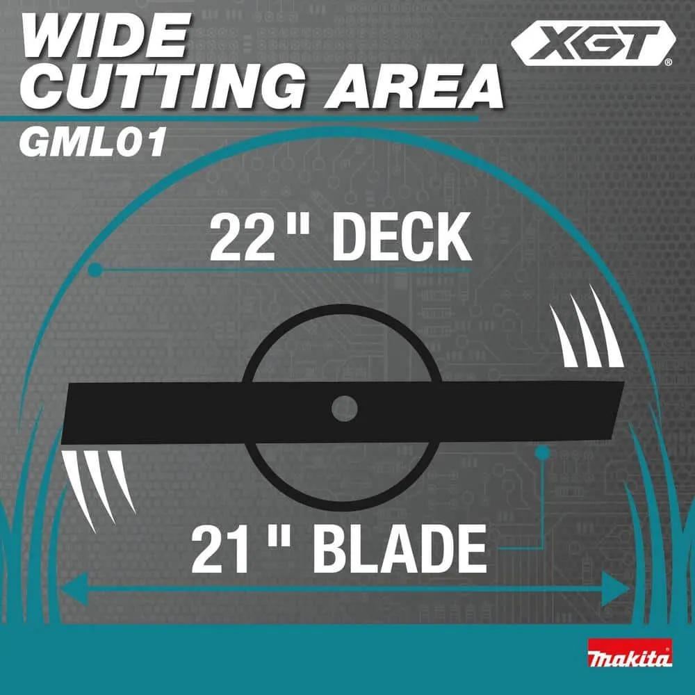 Makita 40V max XGT Brushless Cordless 21 in. Walk Behind Self-Propelled Commercial Lawn Mower Kit (4.0Ah), photo 8 of 14