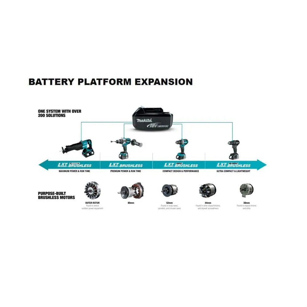 Makita 18V LXT Lithium-Ion 16-Gauge Cordless 2-1/2 in. Straight Finish Nailer (Tool Only), photo 15 of 15