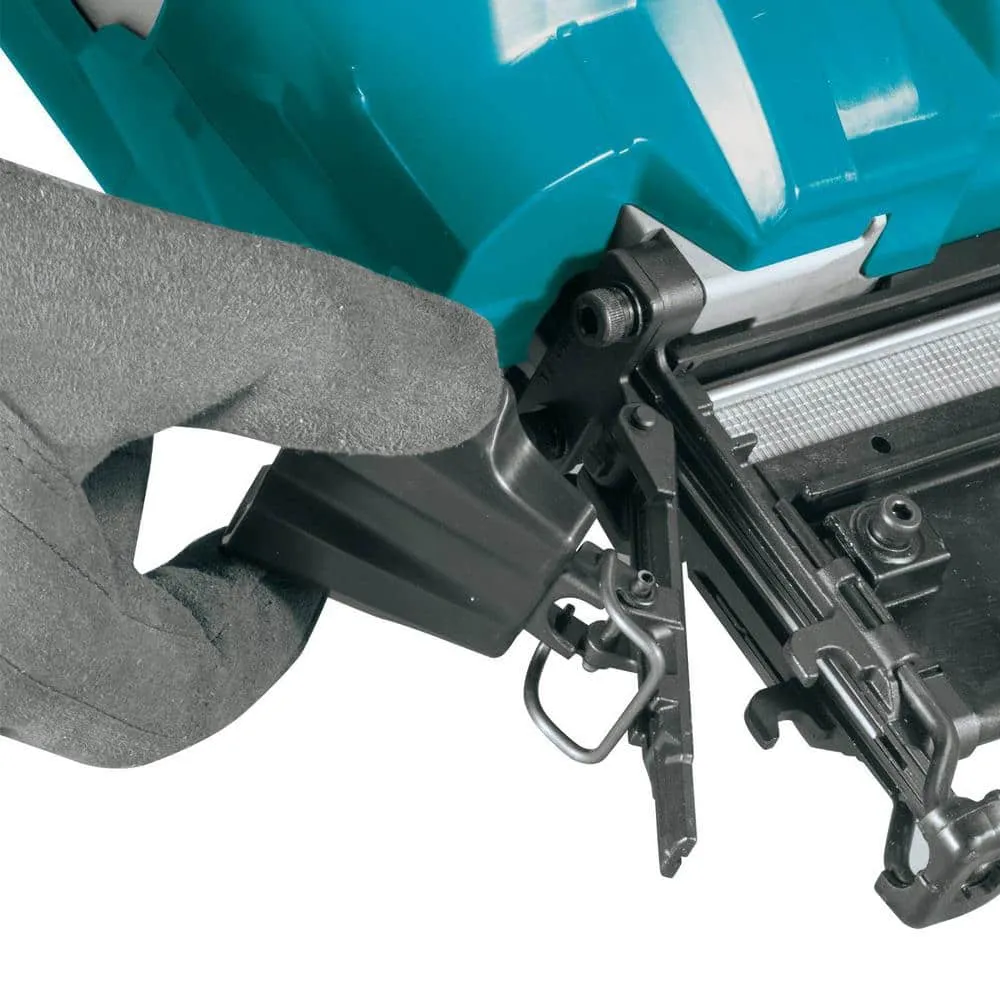 Makita 18V LXT Lithium-Ion 16-Gauge Cordless 2-1/2 in. Straight Finish Nailer (Tool Only), photo 13 of 15