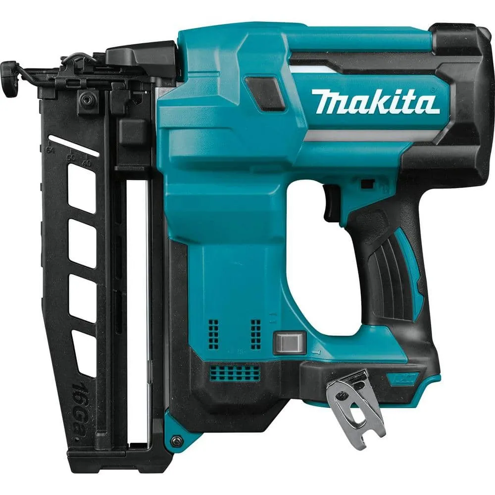 Makita 18V LXT Lithium-Ion 16-Gauge Cordless 2-1/2 in. Straight Finish Nailer (Tool Only), photo 12 of 15