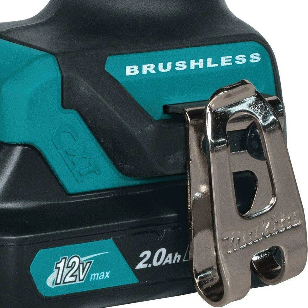Makita 12V Max CXT Lithium‑Ion 3/8 in. Brushless Cordless Hammer Driver‑Drill Kit with (2) 2.0Ah Batteries, Charger and Hard Case, photo 5 of 8