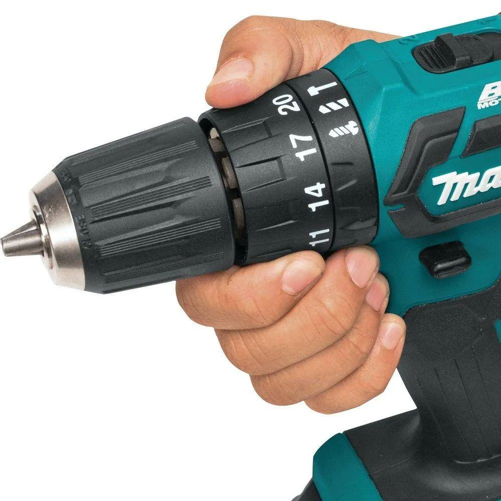 Makita 12V Max CXT Lithium‑Ion 3/8 in. Brushless Cordless Hammer Driver‑Drill Kit with (2) 2.0Ah Batteries, Charger and Hard Case, photo 4 of 8