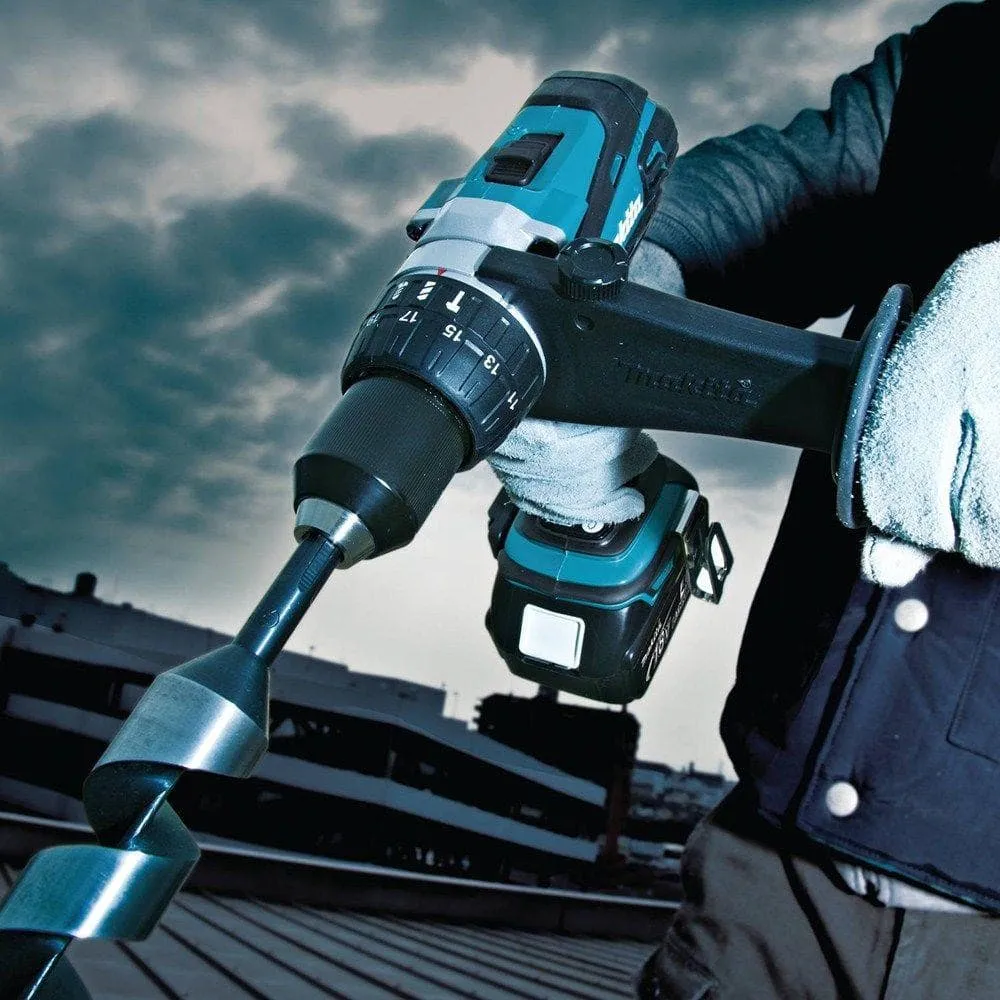 Makita 18V LXT Lithium‑Ion 1/2 in. Cordless Hammer Driver‑Drill Kit with (2) 4.0Ah Batteries, Charger and Case, photo 3 of 8