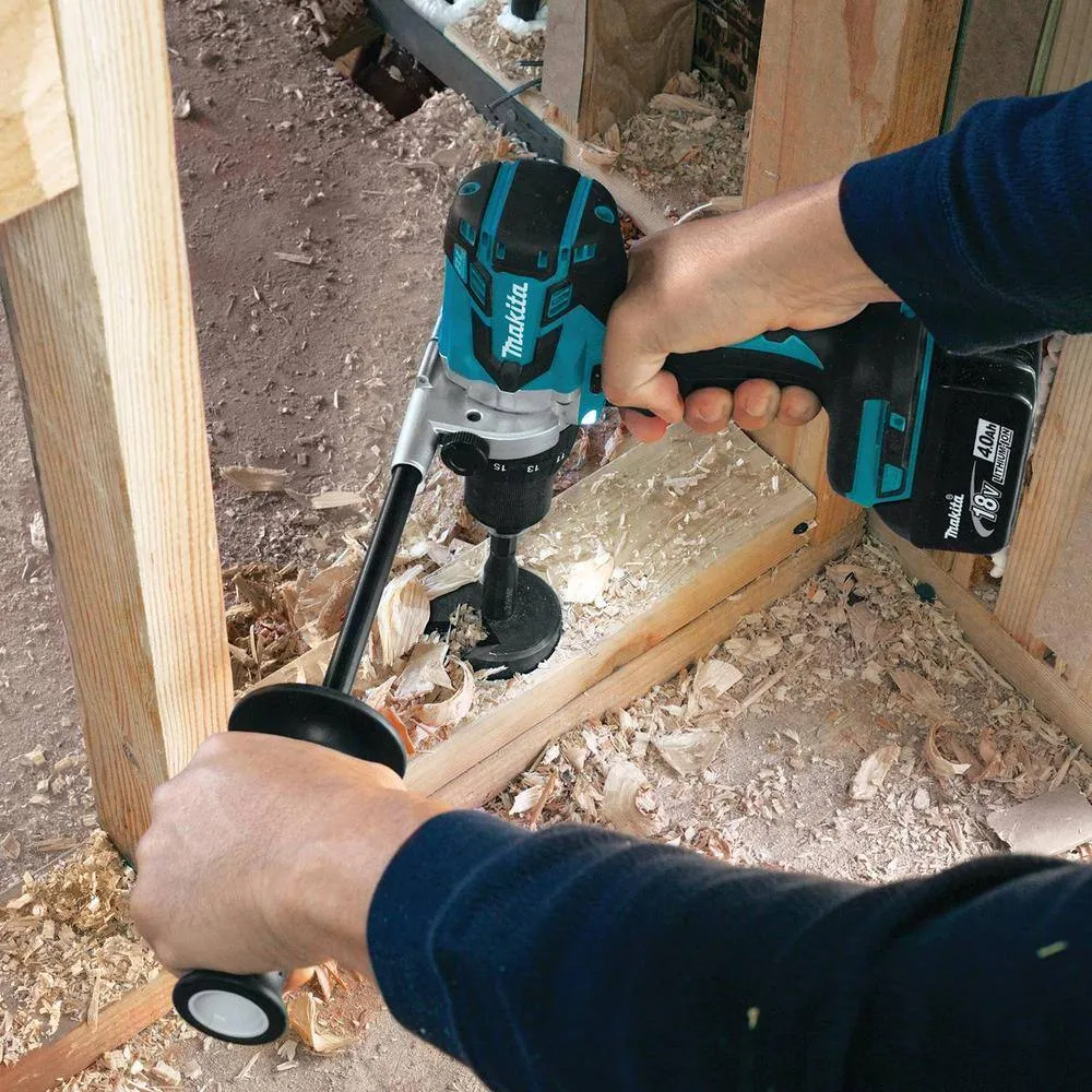 Makita 18-Volt LXT Brushless 1/2 in. Cordless Hammer Drill Kit with (2) 4.0Ah Batteries, Rapid Charger and Hard Case (XPH07MB), photo 4 of 8