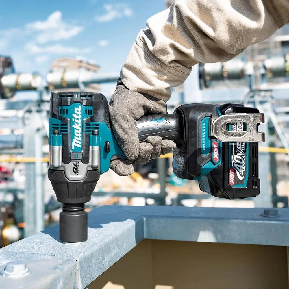 Makita 40V max XGT Brushless Cordless 4-Speed Mid-Torque 1/2 in. Impact Wrench KIt w/Friction Ring Anvil, 2.5Ah, photo 4 of 14