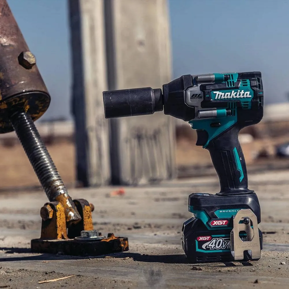 Makita 40V max XGT Brushless Cordless 4-Speed Mid-Torque 1/2 in. Impact Wrench Kit w/Detent Anvil, 2.5Ah, photo 9 of 13