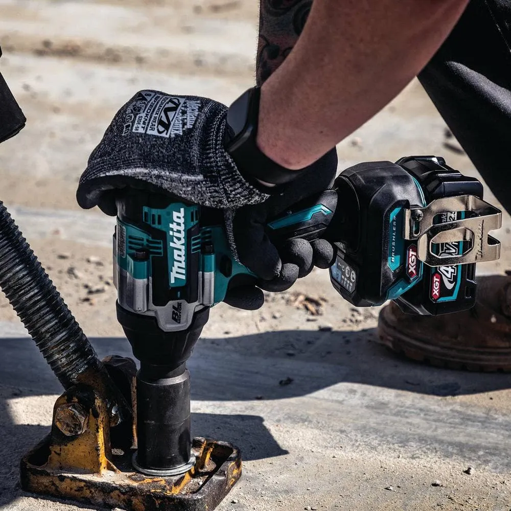 Makita 40V max XGT Brushless Cordless 4-Speed Mid-Torque 1/2 in. Impact Wrench Kit w/Detent Anvil, 2.5Ah, photo 11 of 13