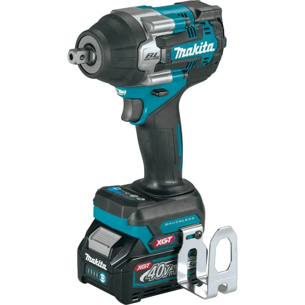 Makita 40V max XGT Brushless Cordless 4-Speed Mid-Torque 1/2 in. Impact Wrench Kit w/Detent Anvil, 2.5Ah, photo 6 of 13