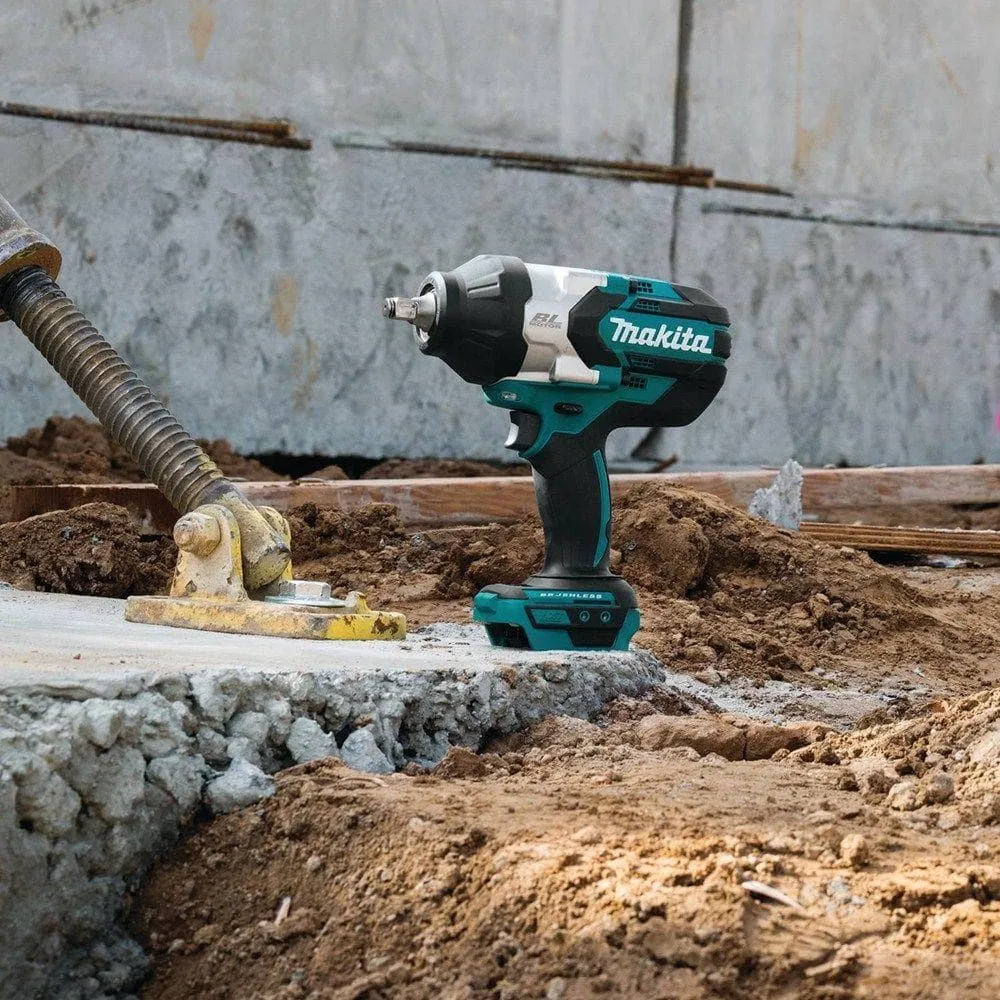 Makita 18V LXT Lithium-Ion Brushless Cordless High Torque 1/2 in. 3-Speed Drive Impact Wrench (Tool-Only), photo 6 of 12