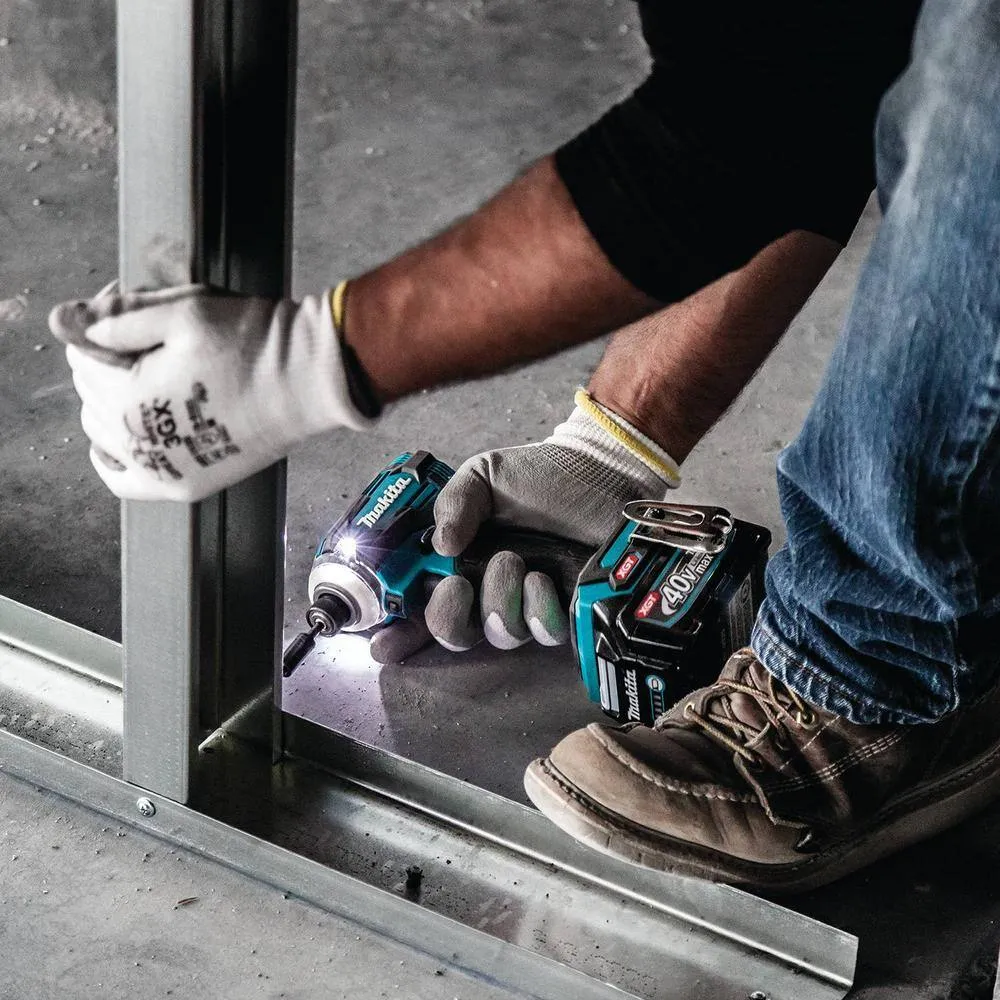 Makita 40V Max XGT Brushless Cordless 4-Piece Combo Kit (Hammer Driver-Drill/Impact Driver/Circ Saw/Flashlight) 2.5Ah/4.0Ah, photo 4 of 14