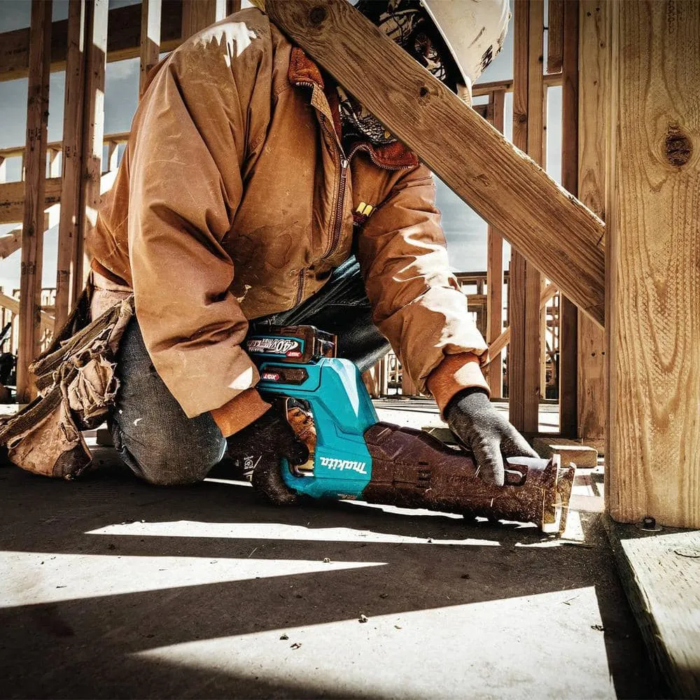 Makita 40-Volt max XGT Brushless Cordless 5-piece Combo Kit (Hammer Drill/Impact/Recip Saw/Circular Saw/Flashlight) 4.0Ah, photo 4 of 14