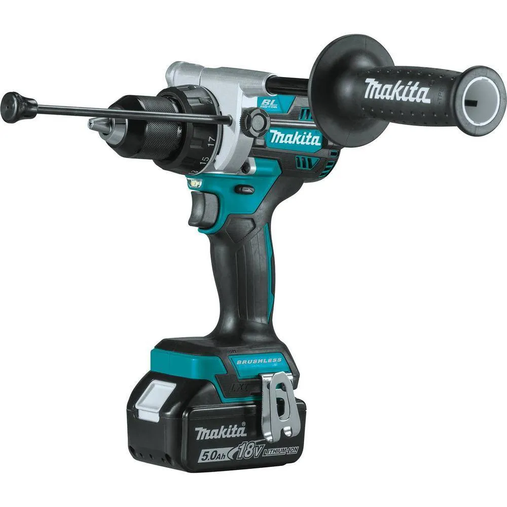 Makita 18V LXT Lithium-Ion Brushless Cordless Combo Kit (Hammer Drill/ Impact Driver/ Circular Saw/ Flashlight) 5.0Ah, photo 7 of 13