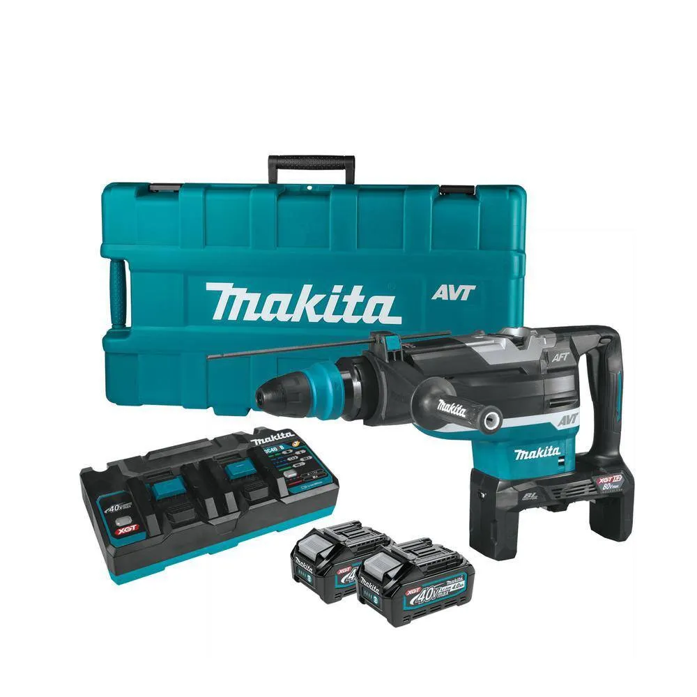 Makita 40V max X2 XGT (80V max) Brushless Cordless 2 in. AVT Rotary Hammer Kit, AFT, AWS Capable (4.0 Ah), photo 14 of 14