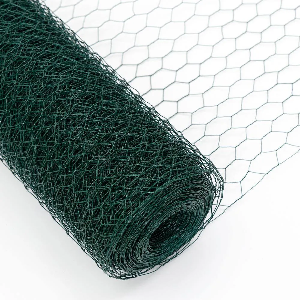 maocao hoom Large Size Galvanized Hexagonal Floral Green Chicken Wire, Outdoor Anti-Rust Chicken Wire Poultry Netting for Garden, photo 5 of 8