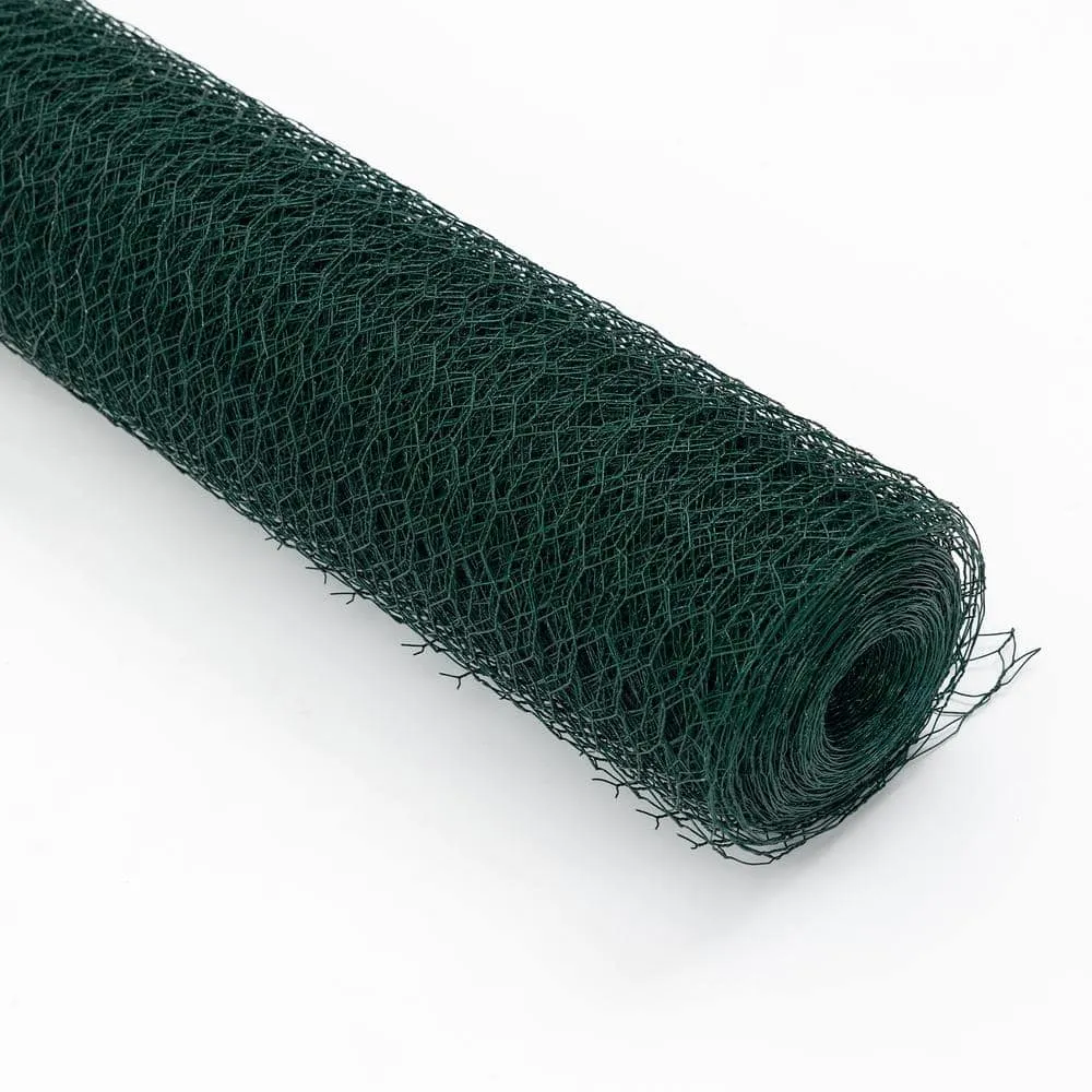 maocao hoom Large Size Galvanized Hexagonal Floral Green Chicken Wire, Outdoor Anti-Rust Chicken Wire Poultry Netting for Garden, photo 4 of 8