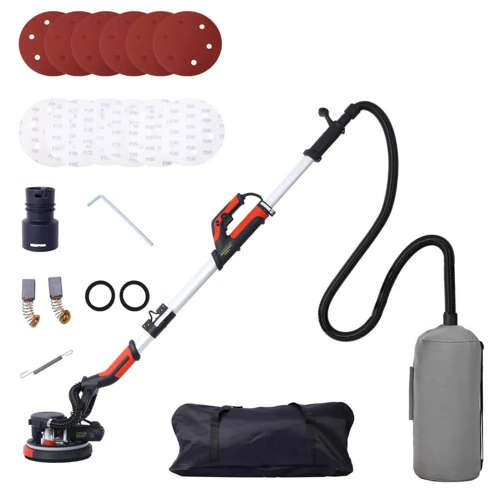 maocao hoom 9.8 in. x 0.8 ft. x 5.7 ft. 780-Watt Electric Drywall Sander 6.5A Motor Dustless Floor Sander Variable Speed 900-1800RPM, photo 10 of 10