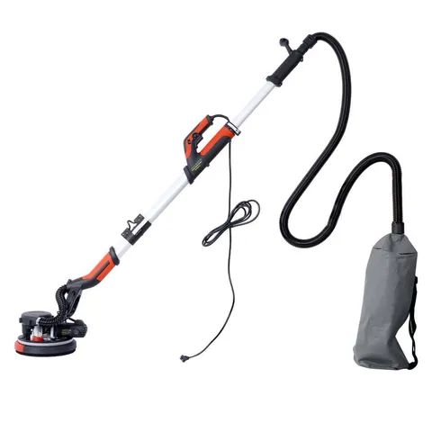 9.8 in × 0.8 ft × 5.7 ft 780-Watt Electric Drywall Sander 6.5A Motor Dustless Floor Sander Variable Speed 900-1800RPM