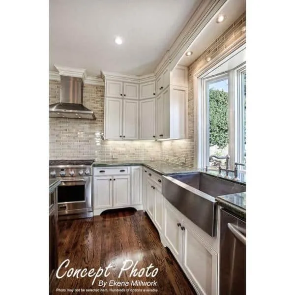 Ekena Millwork 4-7/8 in. x 94-1/2 in. x 4-3/4 in. Unfinished Wood Maple Andrea Rope Carved Crown Moulding, photo 2 of 9
