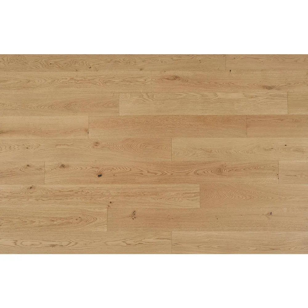 ASPEN FLOORING Marigold White Oak 9/16 in. T x 8.66 in. W Tongue and Groove Smooth Engineered Hardwood Flooring (1250 sqft/pallet), photo 13 of 14