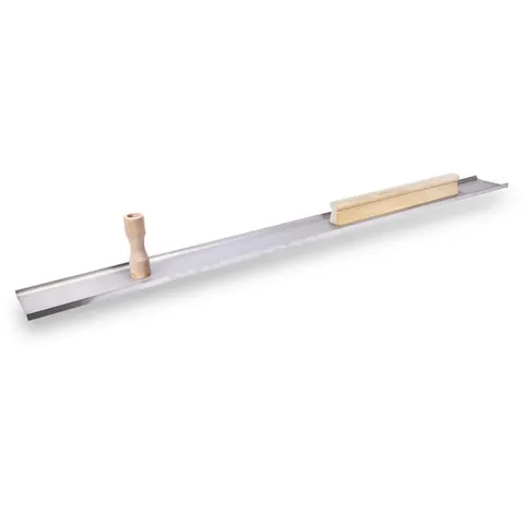42 in. Plaster Darby-Plain-Keyhole Handle