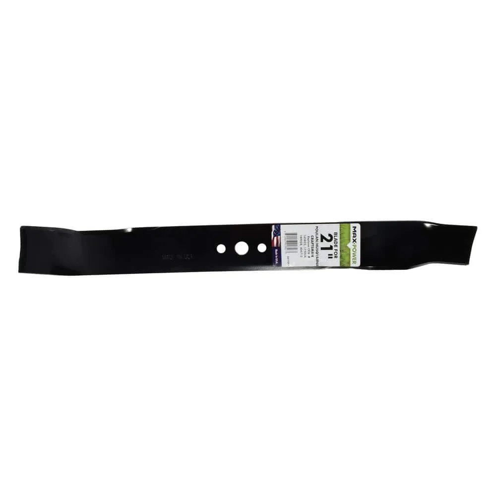 MaxPower 331737B Mulching Blade for 21 in. Cut Craftsman, Husqvarna & Poulan Mowers – Replaces OEM 532159267, 532165833, 532175064 and More, photo 2 of 8